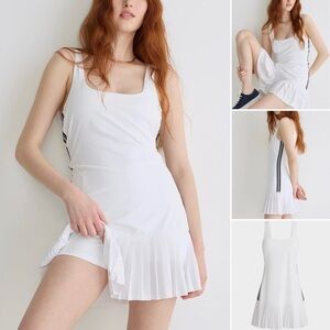 J. Crew Active Mini Dress Flattering Seaming Smooth Finish Buillt-in Bra…